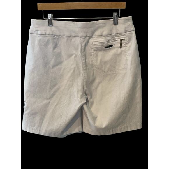 Jamie Sadock Bermuda Shorts Womens 14 White Golf Casual Summer Cargo Pocket - Picture 2 of 9